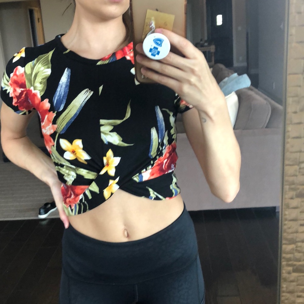 Agaci floral crop top 💕